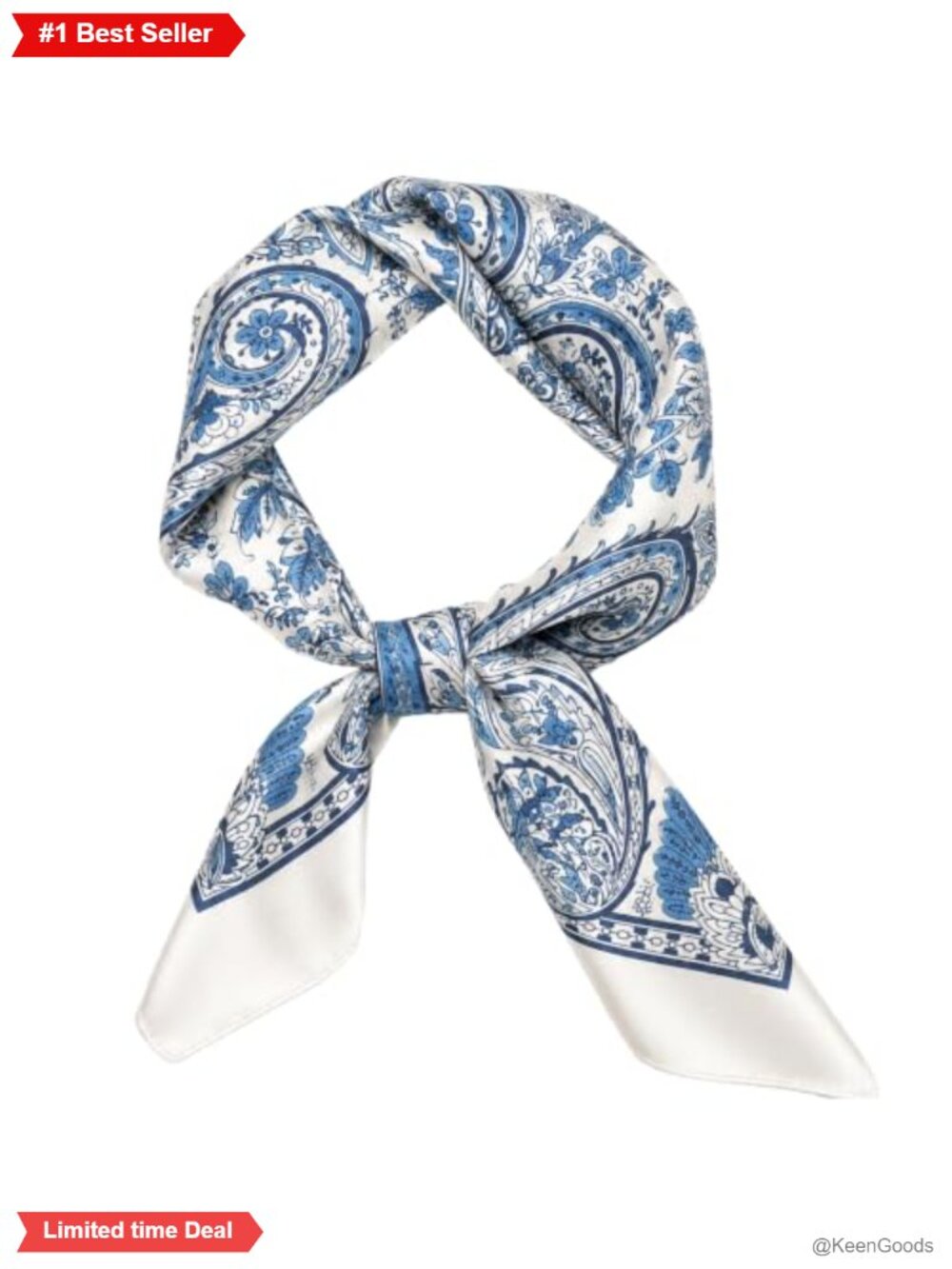 Polyester Square Scarf 27.5in Hair Neck Wrap Bandana Bag Accessory